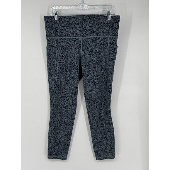 Athleta Pants - Athleta Black Animal Print High-Rise Leggings